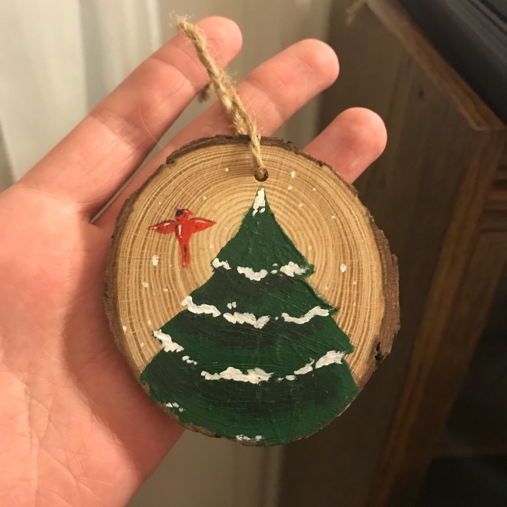 Cardinal Christmas ornament
